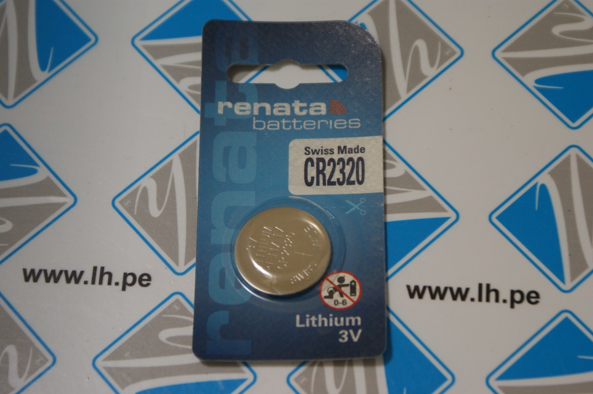 CR2320           Batería Lithium 3Volt, Exp. 12-2023
